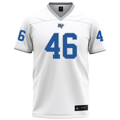 MTSU - NCAA Football : Sawyer Lovvorn - White Football Jersey-0
