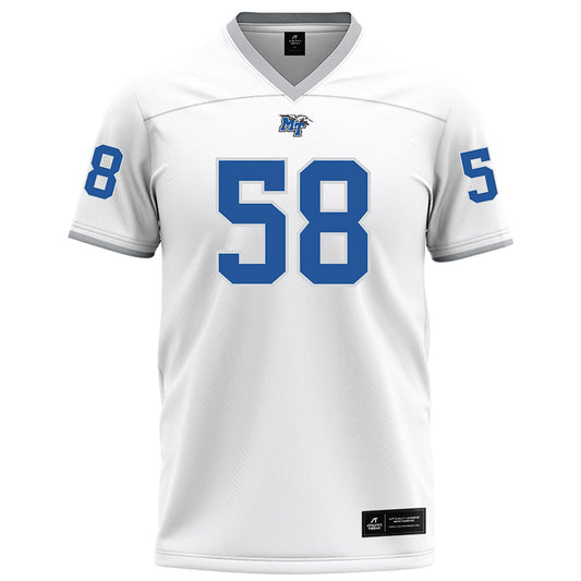 MTSU - NCAA Football : Trevaris Edwards - White Football Jersey-0