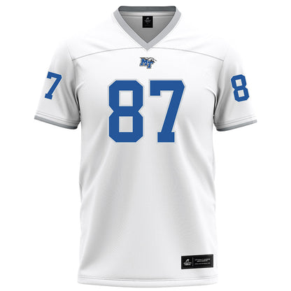 MTSU - NCAA Football : Chase Davis - White Football Jersey-0