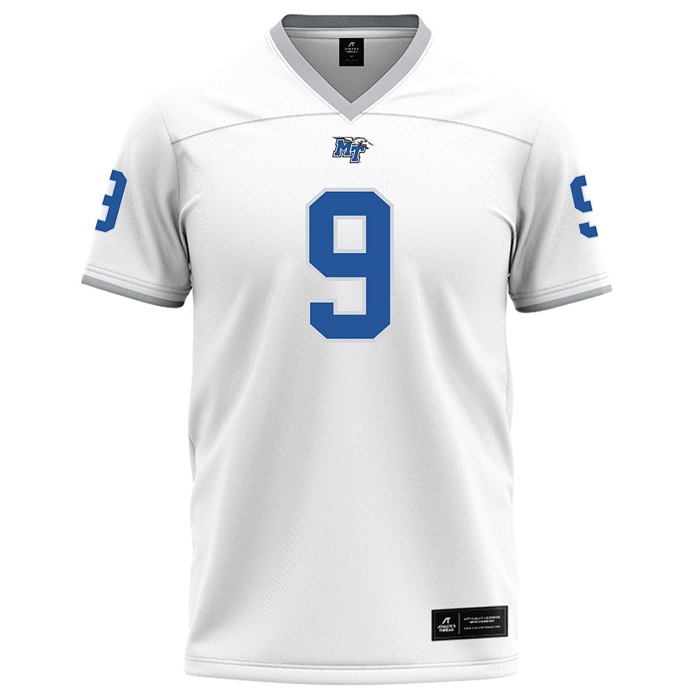MTSU - NCAA Football : Terrence Brown - White Football Jersey-0