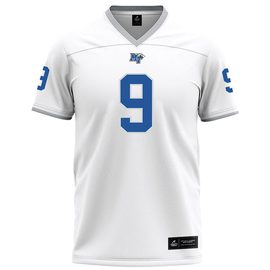 MTSU - NCAA Football : Terrence Brown - White Football Jersey-0