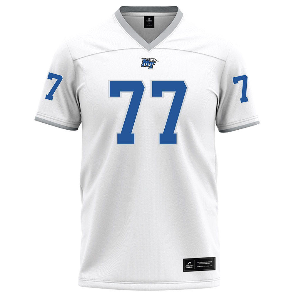 MTSU - NCAA Football : Diego Blattler - White Football Jersey-0