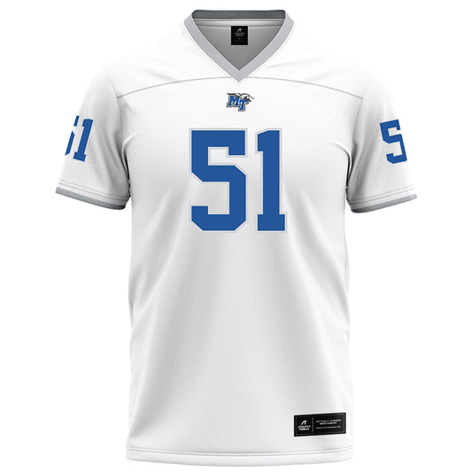MTSU - NCAA Football : Shane Rochelle - White Football Jersey-0