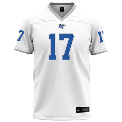 MTSU - NCAA Football : Bryson Maddox - White Football Jersey-0