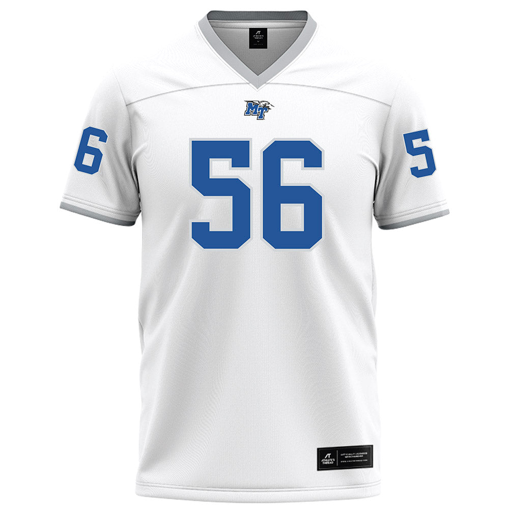 MTSU - NCAA Football : Ean Matusek - White Football Jersey-0