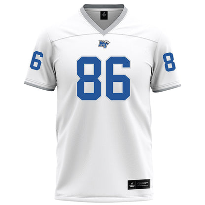 MTSU - NCAA Football : Brody Benke - White Football Jersey-0