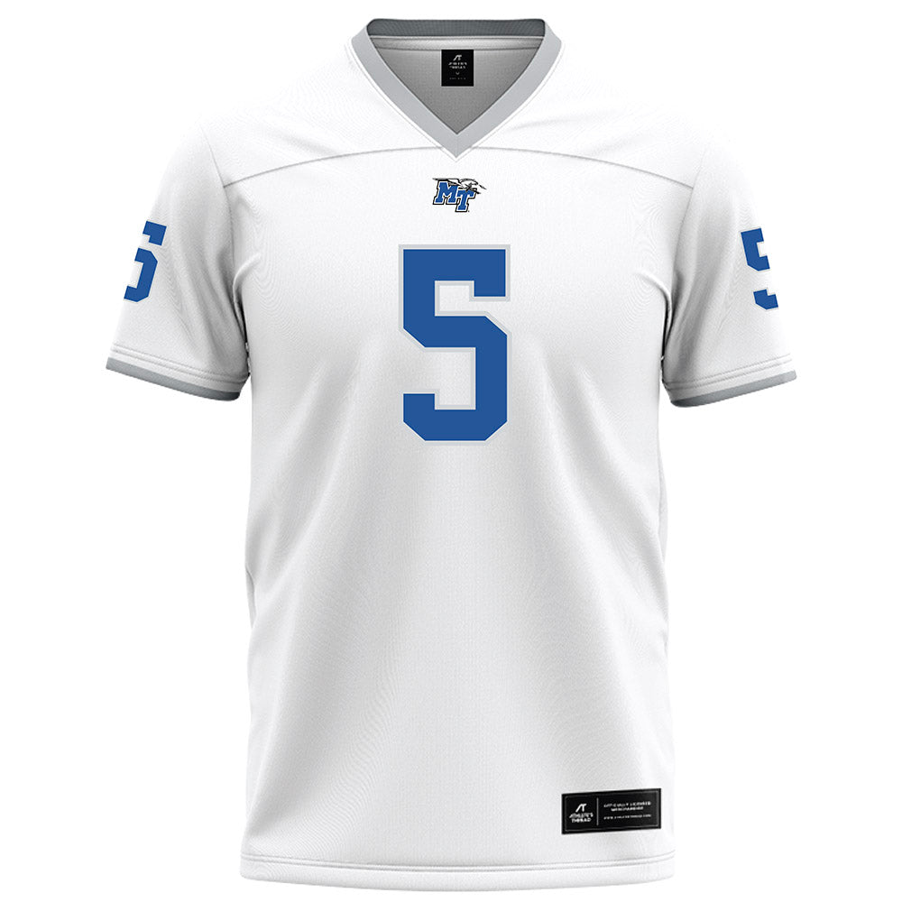 MTSU - NCAA Football : Dyson McCutcheon - White Football Jersey-0