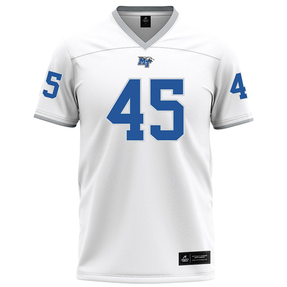 MTSU - NCAA Football : Jayden Arenas-Michel - White Football Jersey-0