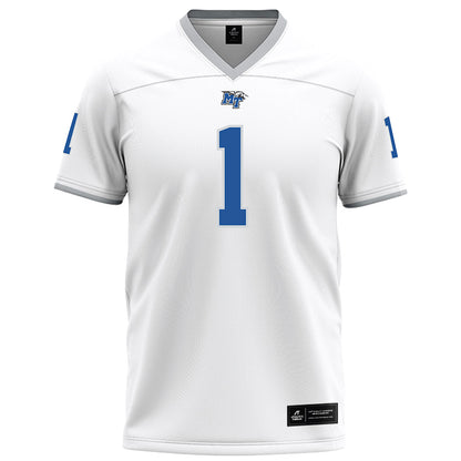 MTSU - NCAA Football : Markus Allen - White Football Jersey-0