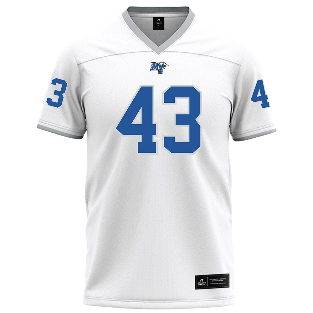 MTSU - NCAA Football : Aidan Butts - White Football Jersey-0