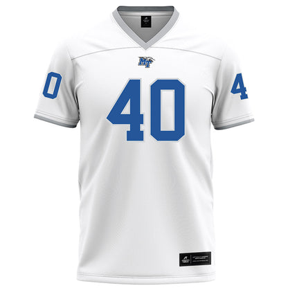 MTSU - NCAA Football : BJ Ausmer - White Football Jersey-0
