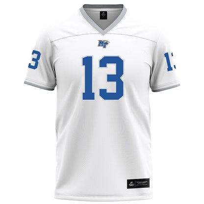 MTSU - NCAA Football : Ziyon Butler - White Football Jersey-0