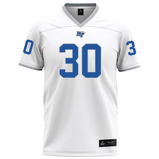 MTSU - NCAA Football : Rob Lathon Jr - White Football Jersey-0