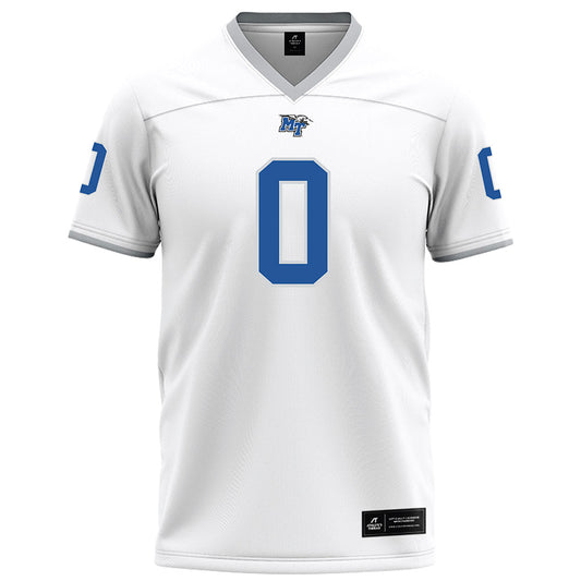 MTSU - NCAA Football : Santana Fleming - White Football Jersey-0
