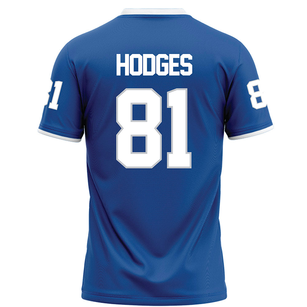 MTSU - NCAA Football : Wilson Hodges - Blue Football Jersey-1