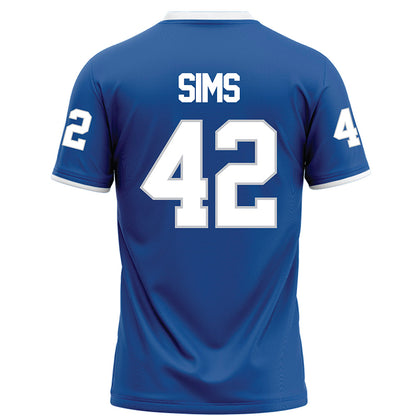 MTSU - NCAA Football : Lagarrius Sims - Blue Football Jersey-1
