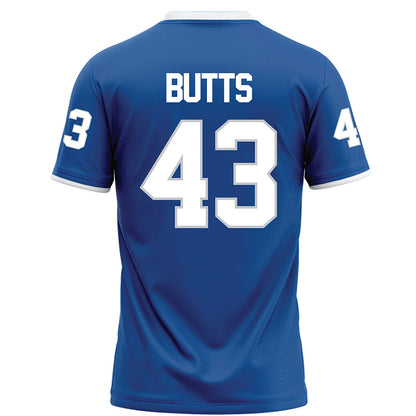 MTSU - NCAA Football : Aidan Butts - Blue Football Jersey-1