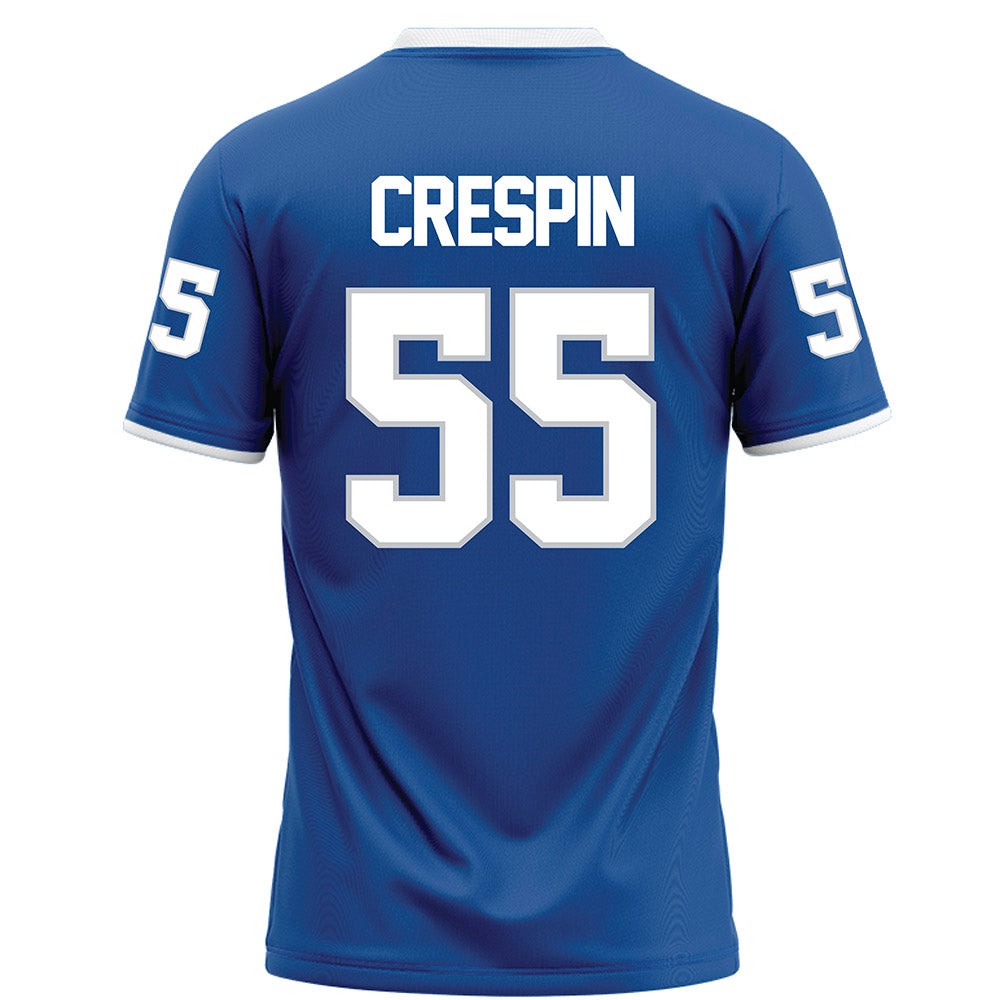 MTSU - NCAA Football : Adrian Crespin - Blue Football Jersey-1