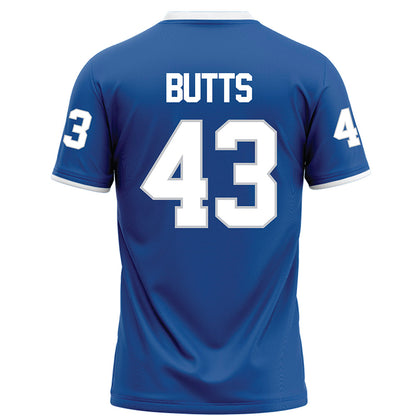 MTSU - NCAA Football : Aidan Butts - Blue Football Jersey-1