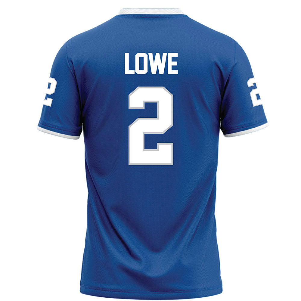 MTSU - NCAA Football : Jackson Lowe - Blue Football Jersey-1