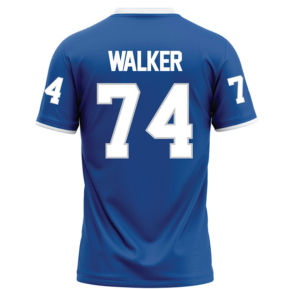 MTSU - NCAA Football : Ashley Walker - Blue Football Jersey-1
