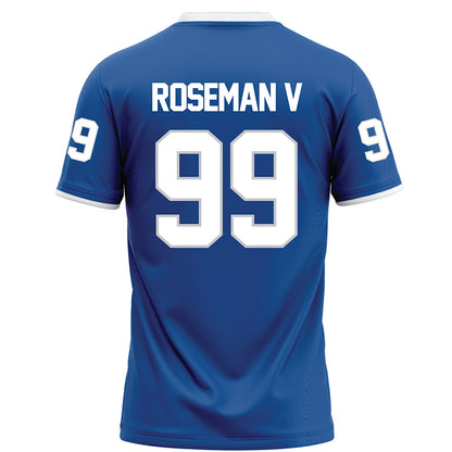 MTSU - NCAA Football : Archie Roseman V - Blue Football Jersey-1