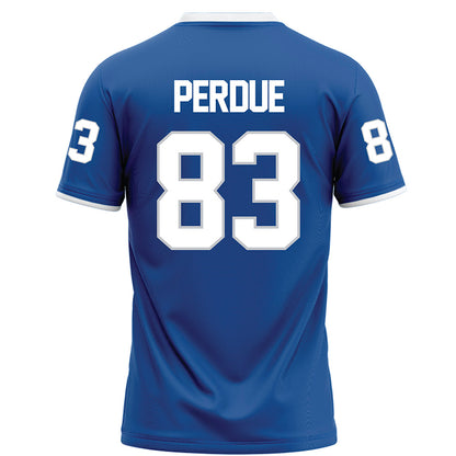 MTSU - NCAA Football : Koraun Perdue - Blue Football Jersey-1
