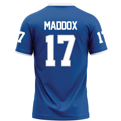 MTSU - NCAA Football : Bryson Maddox - Blue Football Jersey-1