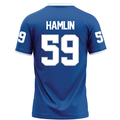 MTSU - NCAA Football : Henry Hamlin - Blue Football Jersey-1