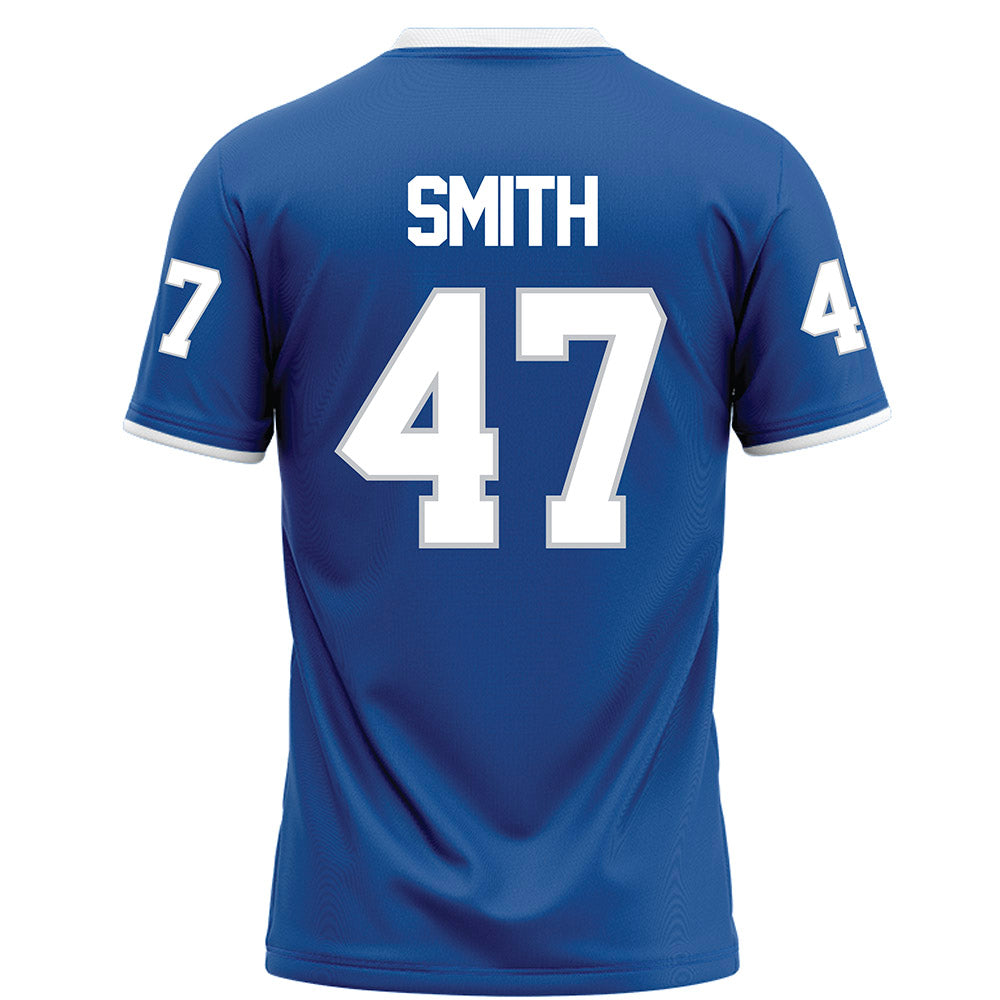 MTSU - NCAA Football : Chayce Smith - Blue Football Jersey-1