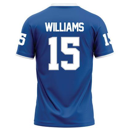 MTSU - NCAA Football : Rocco Williams - Blue Football Jersey-1
