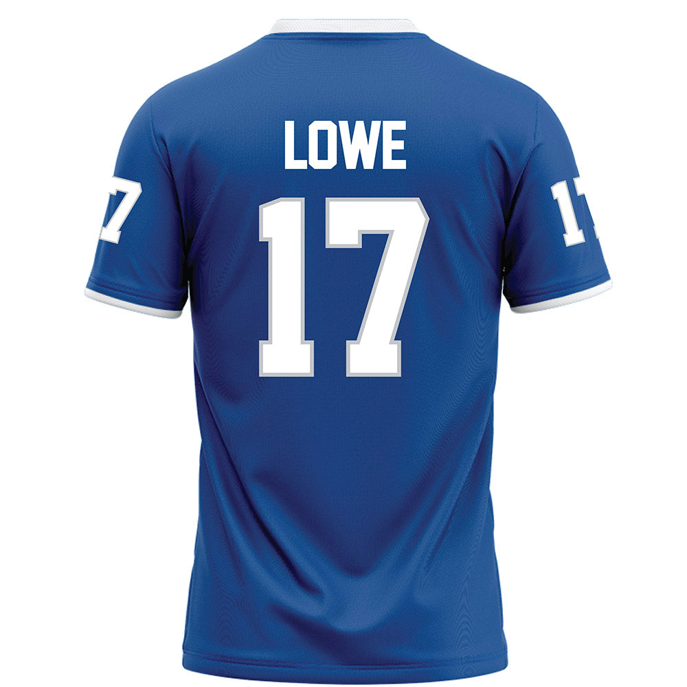 MTSU - NCAA Football : Jayson Lowe - Blue Football Jersey-1