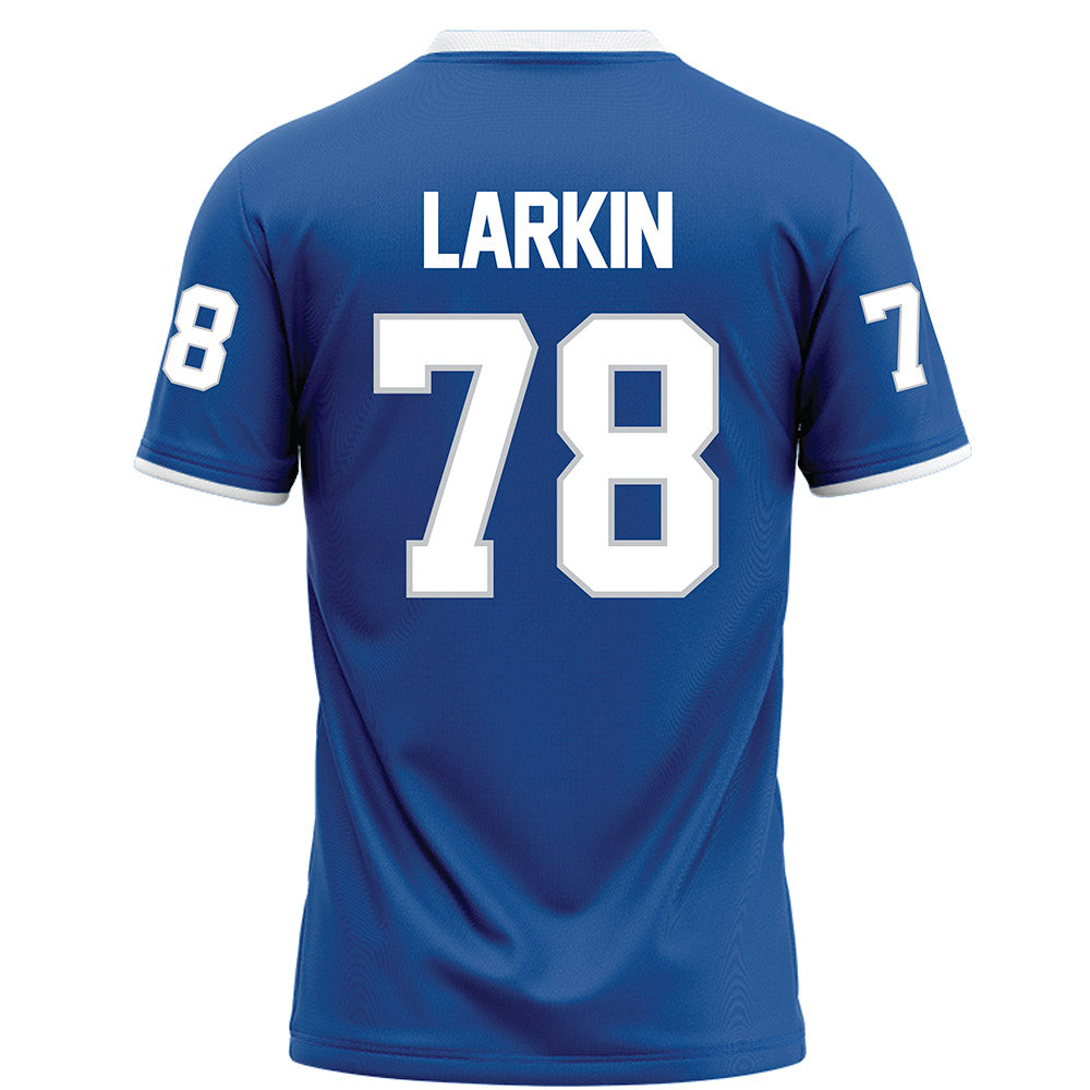 MTSU - NCAA Football : Kyle Larkin - Blue Football Jersey-1