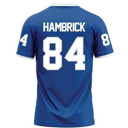 MTSU - NCAA Football : Jadin Hambrick - Blue Football Jersey-1