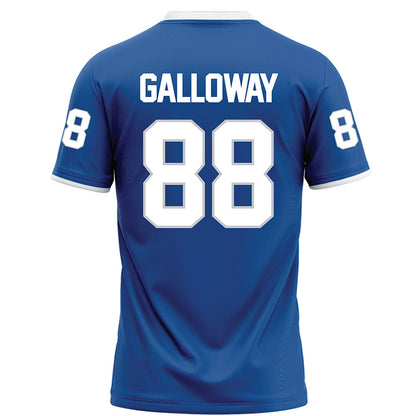 MTSU - NCAA Football : Tayvion Galloway - Blue Football Jersey-1
