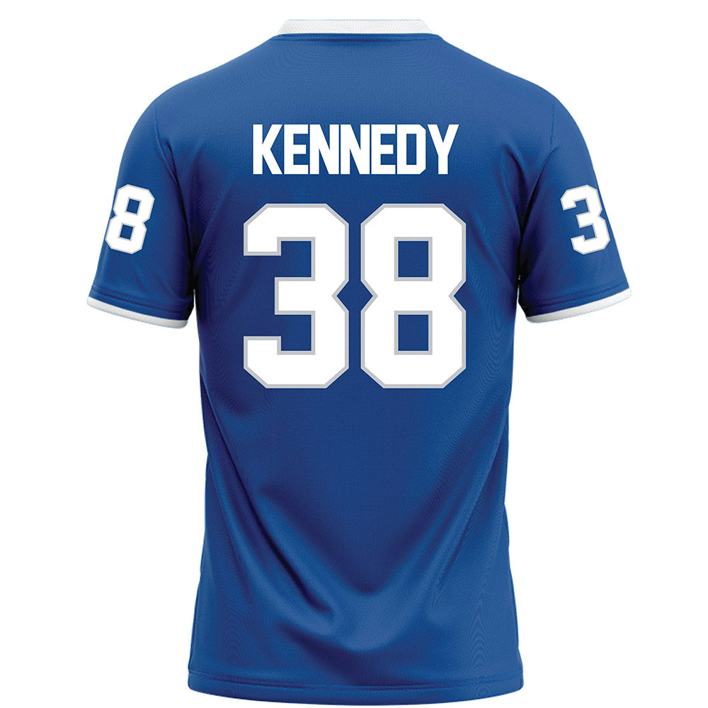 MTSU - NCAA Football : Locke Kennedy - Blue Football Jersey-1