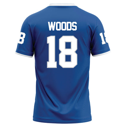 MTSU - NCAA Football : Kalen Woods - Blue Football Jersey-1