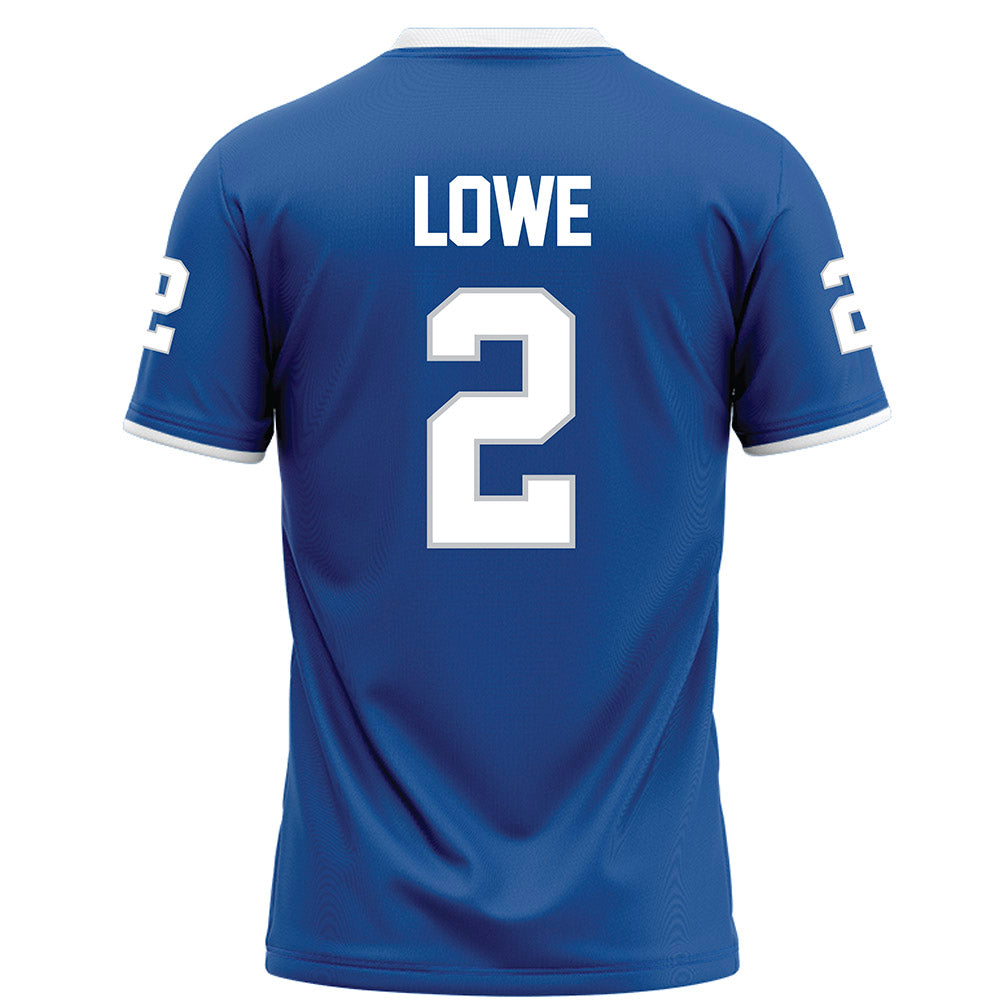 MTSU - NCAA Football : Jackson Lowe - Blue Football Jersey-1