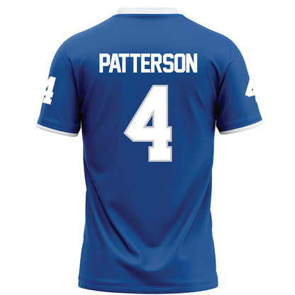 MTSU - NCAA Football : Tyree Patterson - Blue Football Jersey-1