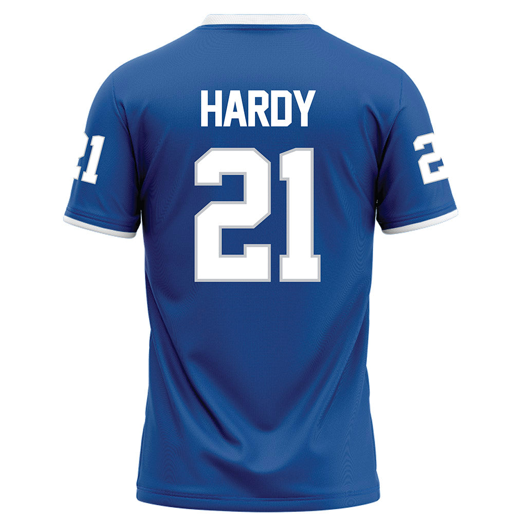 MTSU - NCAA Football : Jason Hardy - Blue Football Jersey-1