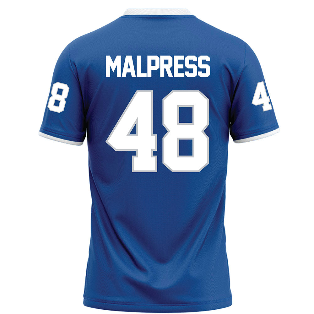 MTSU - NCAA Football : Darnell Malpress - Blue Football Jersey-1