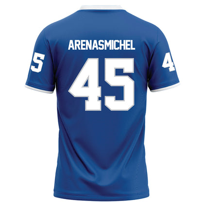 MTSU - NCAA Football : Jayden Arenas-Michel - Blue Football Jersey-1