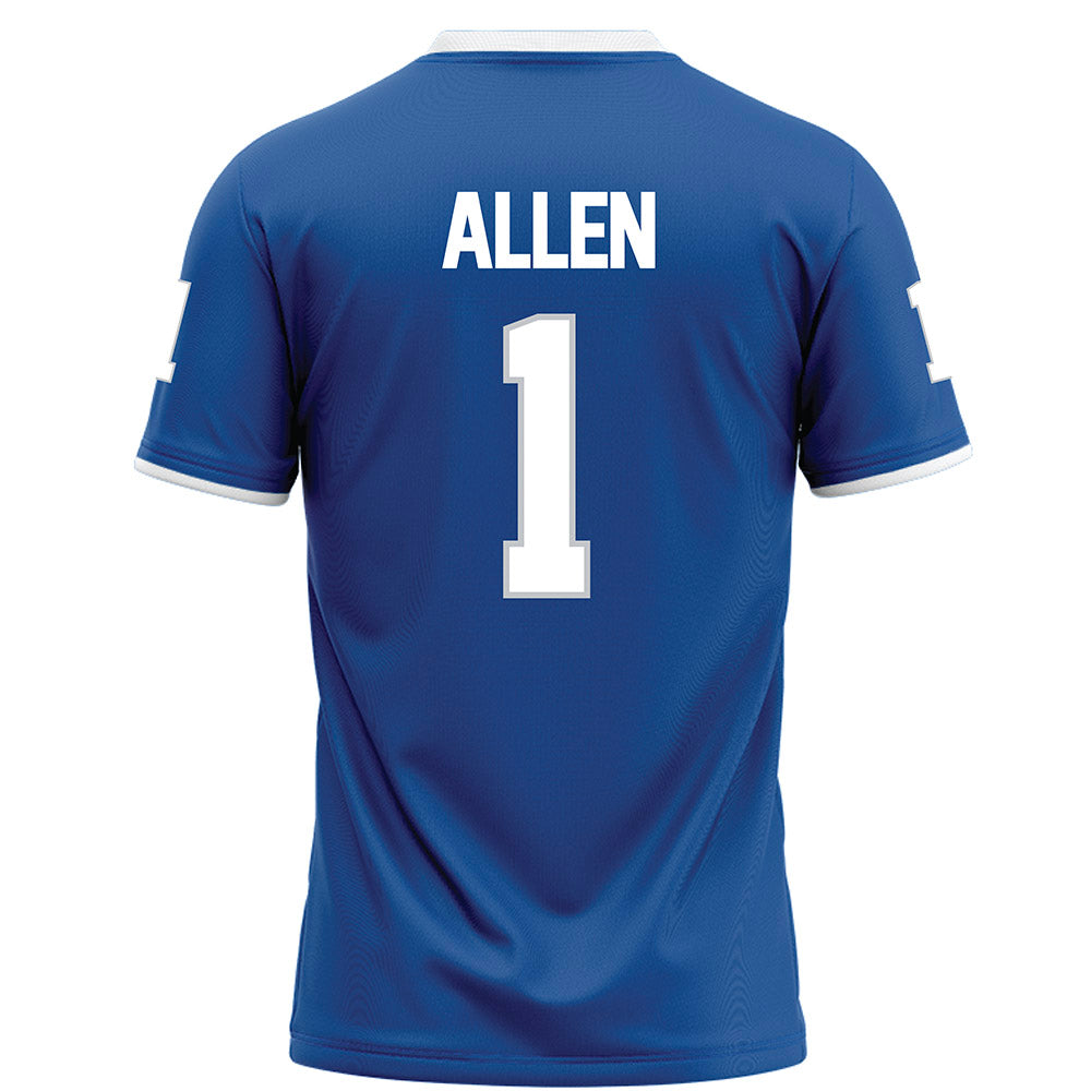MTSU - NCAA Football : Markus Allen - Blue Football Jersey-1