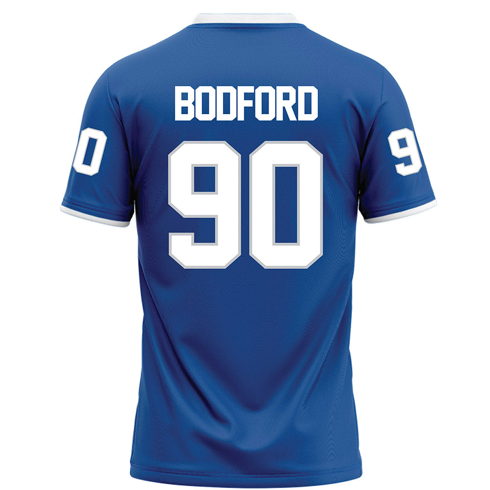 MTSU - NCAA Football : Justin Bodford - Blue Football Jersey-1
