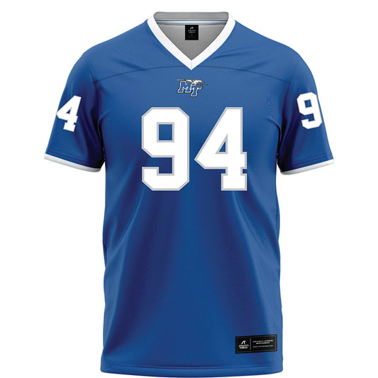 MTSU - NCAA Football : Jack Walton - Blue Football Jersey-0