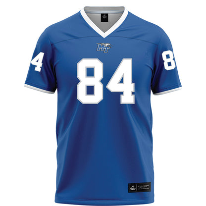MTSU - NCAA Football : Jadin Hambrick - Blue Football Jersey-0