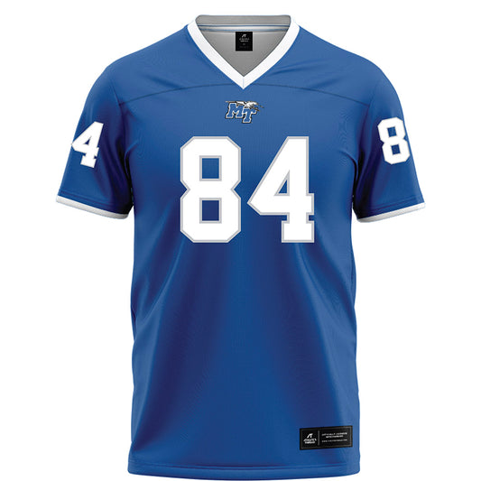 MTSU - NCAA Football : Jadin Hambrick - Blue Football Jersey-0