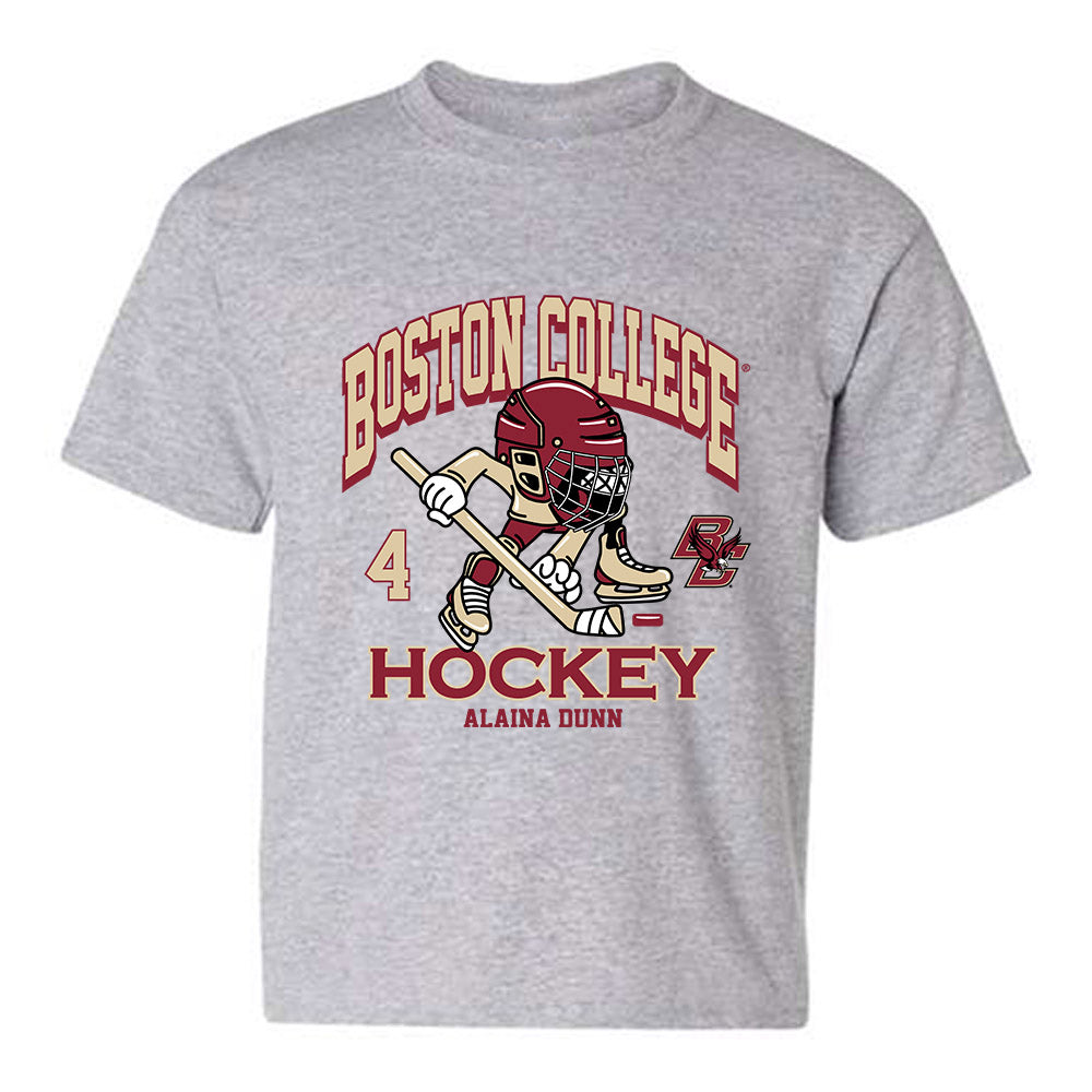 Boston College - NCAA Women's Ice Hockey : Alaina Dunn - Fashion Shersey Youth T-Shirt-0