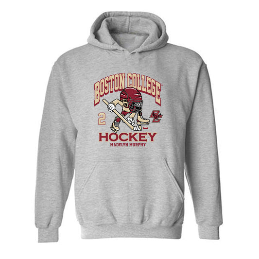 Boston College - NCAA Women's Ice Hockey : Madelyn Murphy - Fashion Shersey Hooded Sweatshirt-0