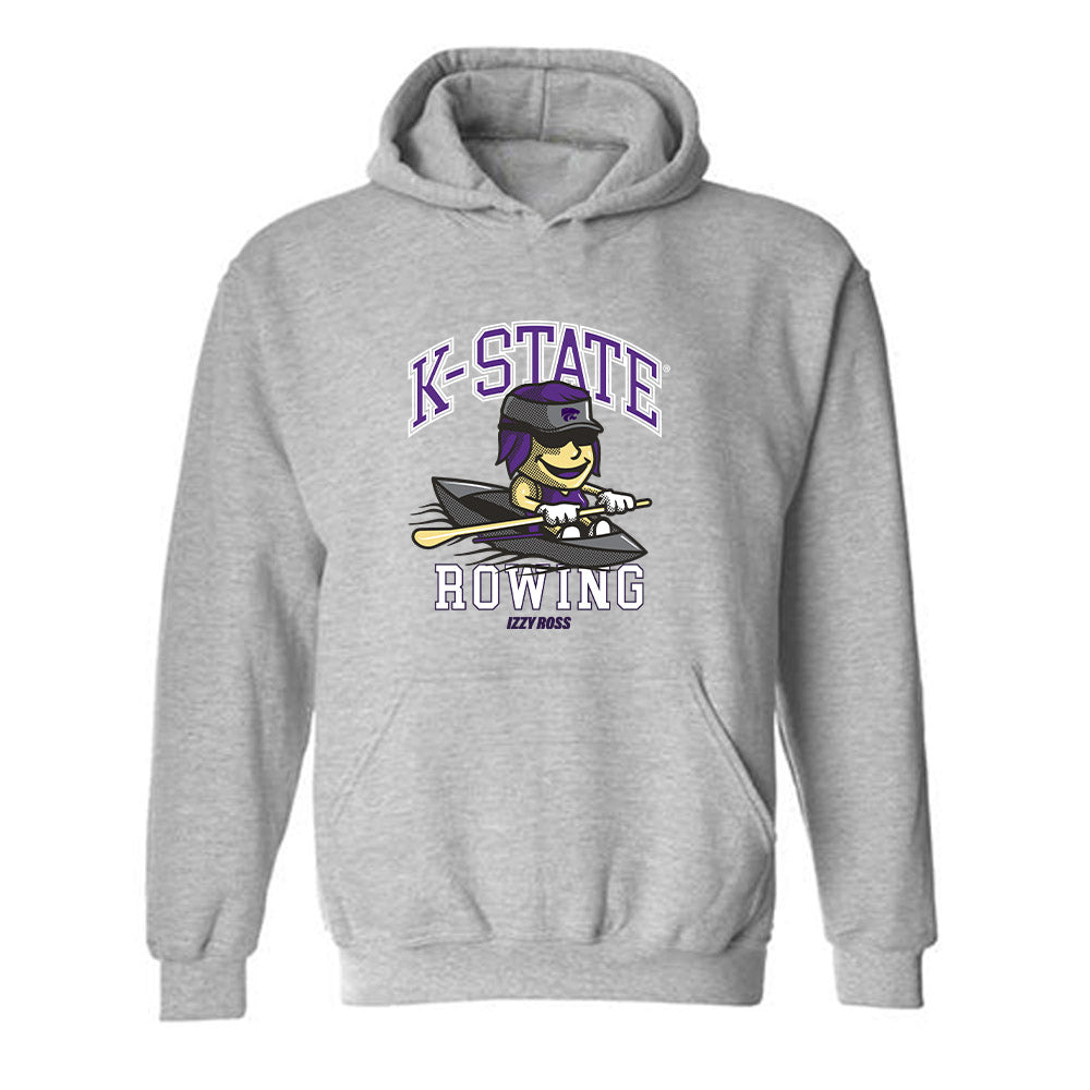 Kansas State - NCAA Women's Rowing : Izzy Ross - Fashion Shersey Hooded Sweatshirt-0